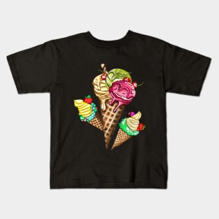 Icecream cone Kids T-Shirt